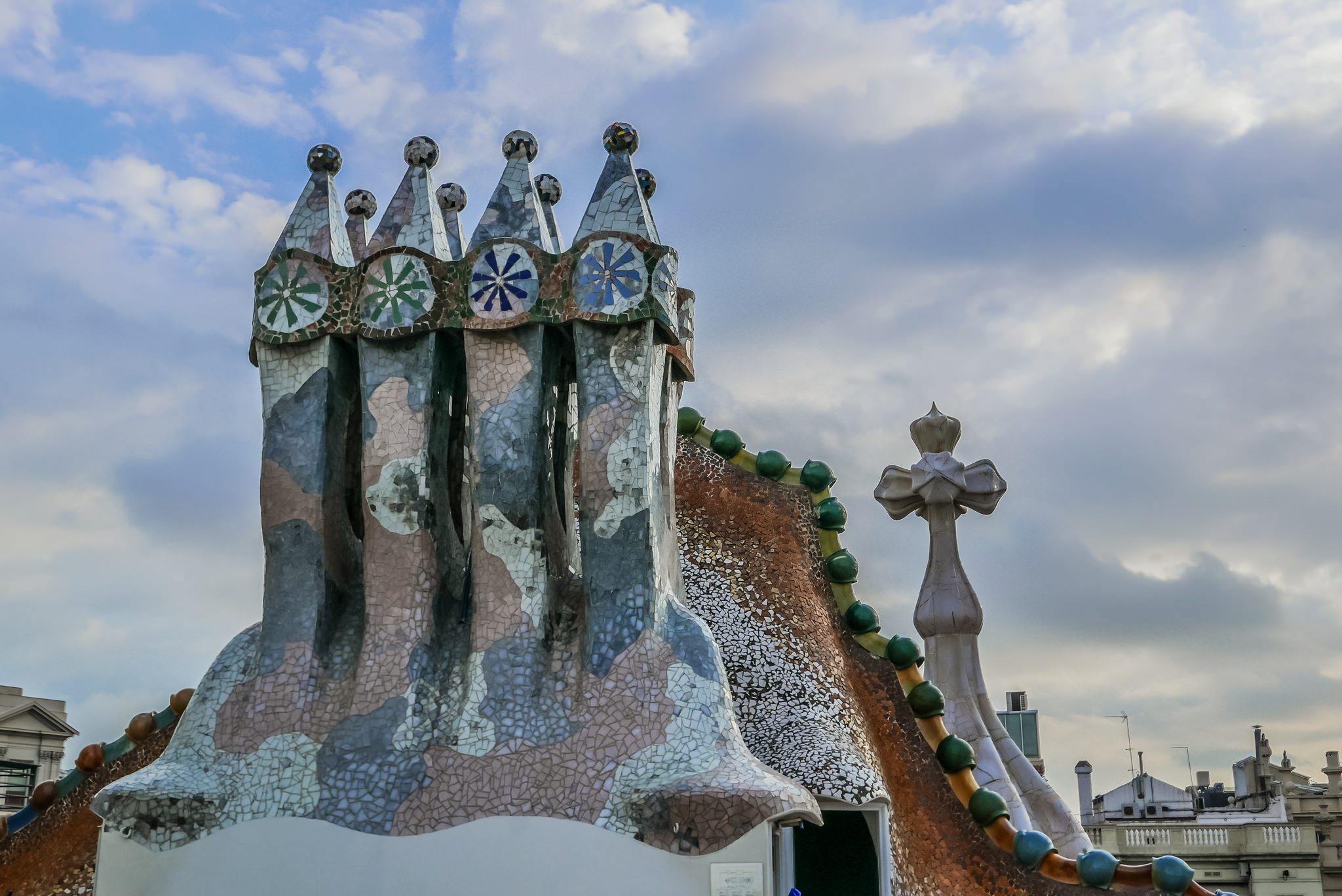 Дом архитектора Антонио Гауди Casa Battlo в Барселоне