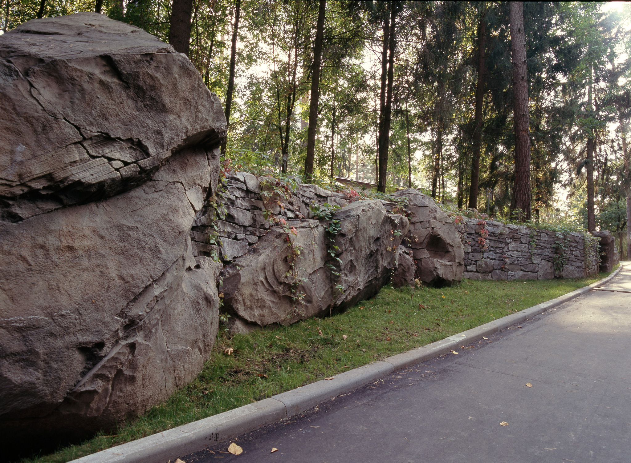 подпорные стены из камня